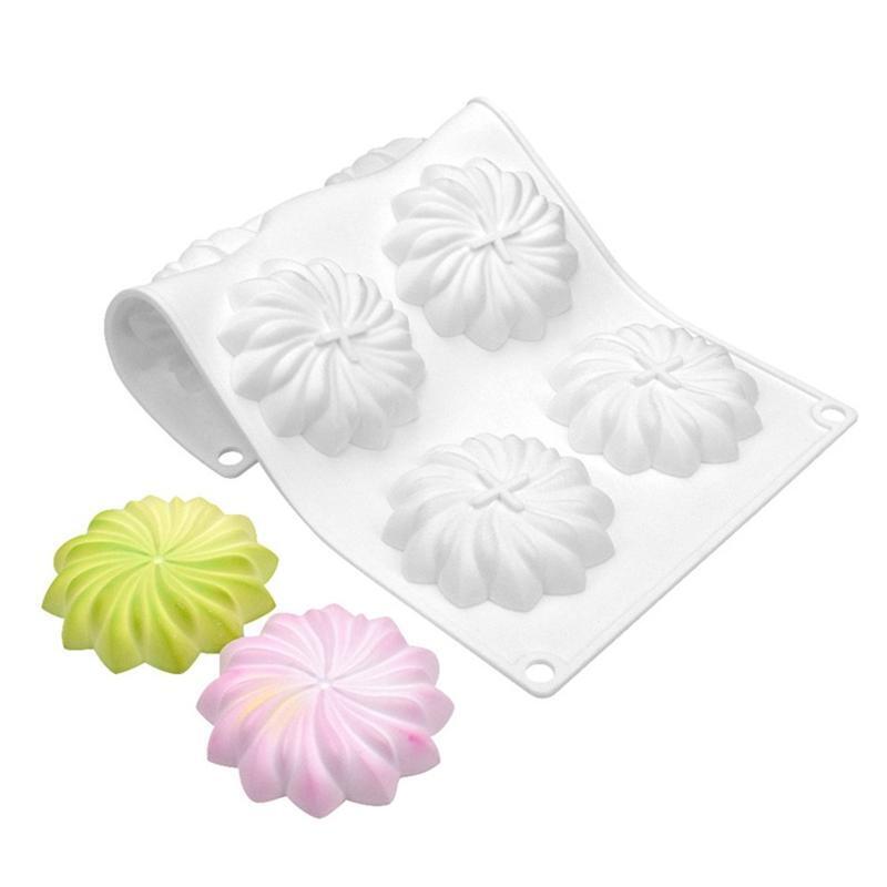 Flower Shape Jelly Molds Silicone Mould Cake Decorating Gadgets Fondant Moulds