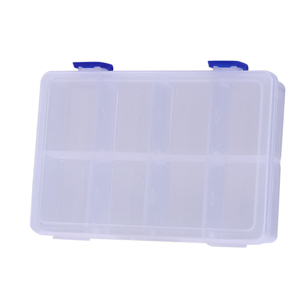 8 Compartment Adjustable Storage Box Jewelry/Tool Container Organizer