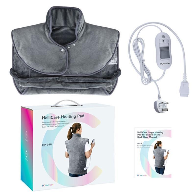 EU Plug Winter Electric Heating Shawl Shoulder Back Hot Compress Heating Pad