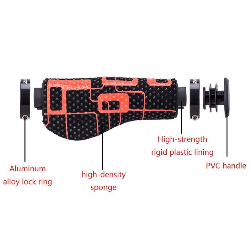 Bike Handlebar Grips Bike Handle Bar Rubber End Grips for MTB,Folding Bike