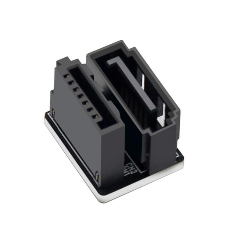 PH571 Sata to Sata 180 High-speed Degree Angle Computer Adapter Converter