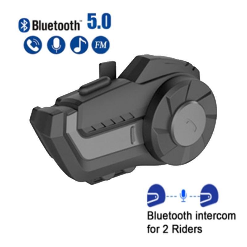 Motorcycle Intercom Helmet Headset 2 Rider 800M Bluetooth-compatible Headset