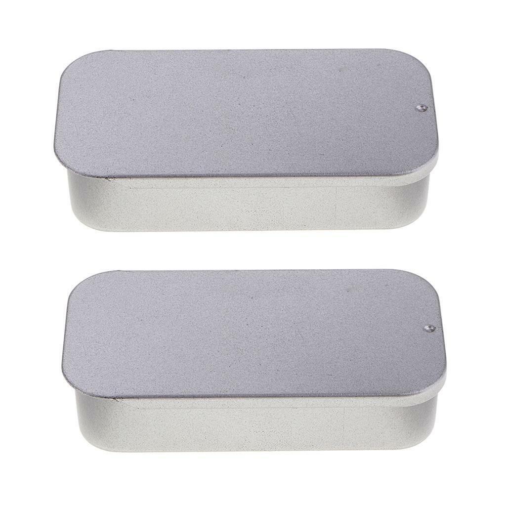 2x  Slide  Rectangle Case Mini Containers Storage Kit