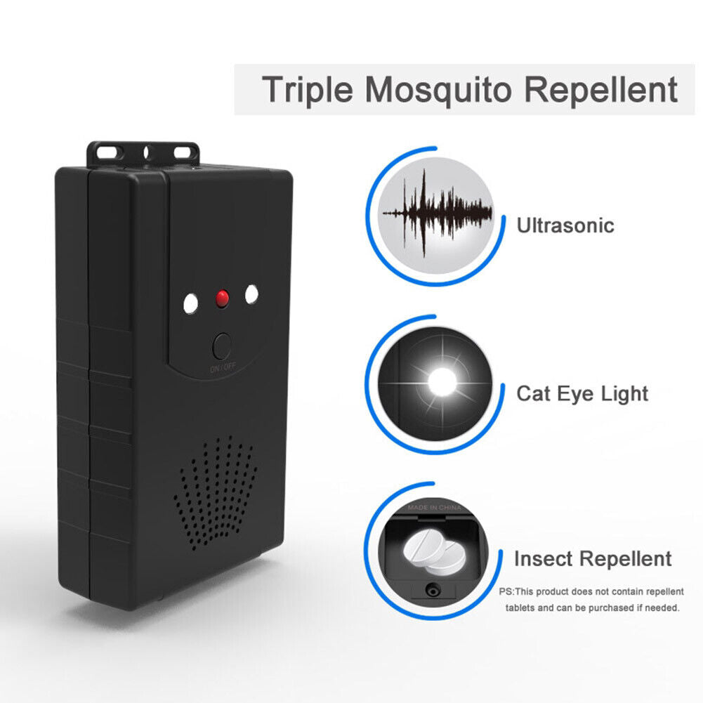 Car Ultrasonic Mouse Rat Mice Repeller 3 Modes Electronic Rodent Deterrent