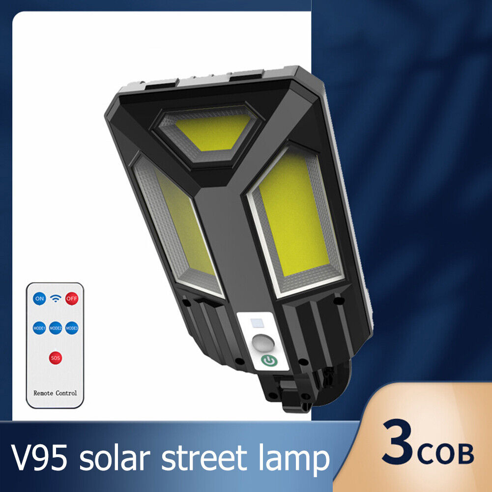 Solar Wall Lamp COB LED Waterproof PIR Motion Sensor Outdoor Yard Light (D)