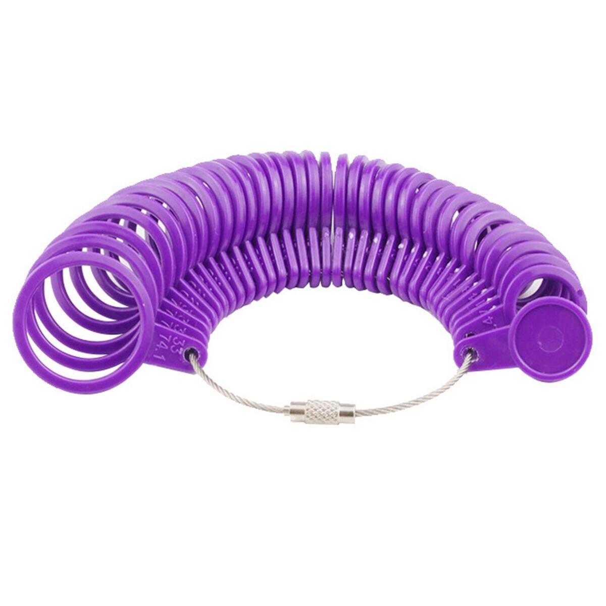 Ring Sizer Measure Tool Ring Gauges Finger Sizer Reusable for Wedding Rings