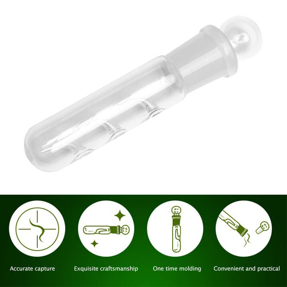 Transparent Aquarium Aquatic Cleaner Crystal Glass Planarian Trapping Pen