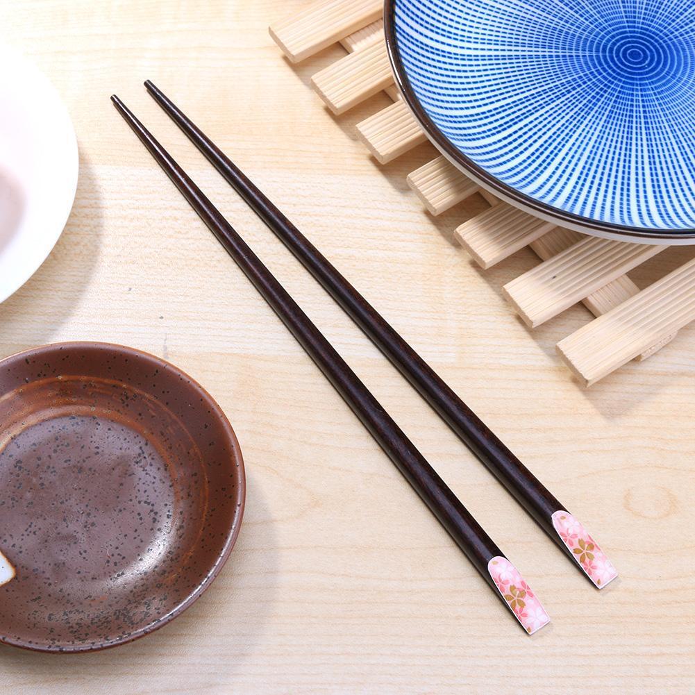 Handmade Japanese Natural Rosewood Chopsticks Printed Wooden Chopsticks(4)