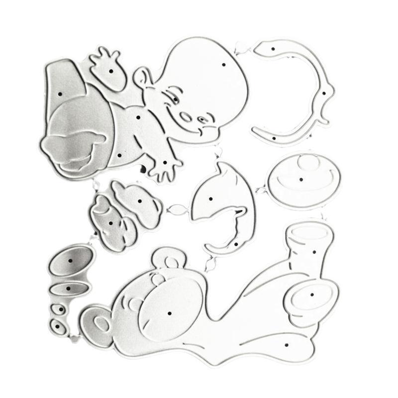 Gnome Heart Metal Cutting Dies Stencil Scrapbooking DIY Album Stamp Paper Card