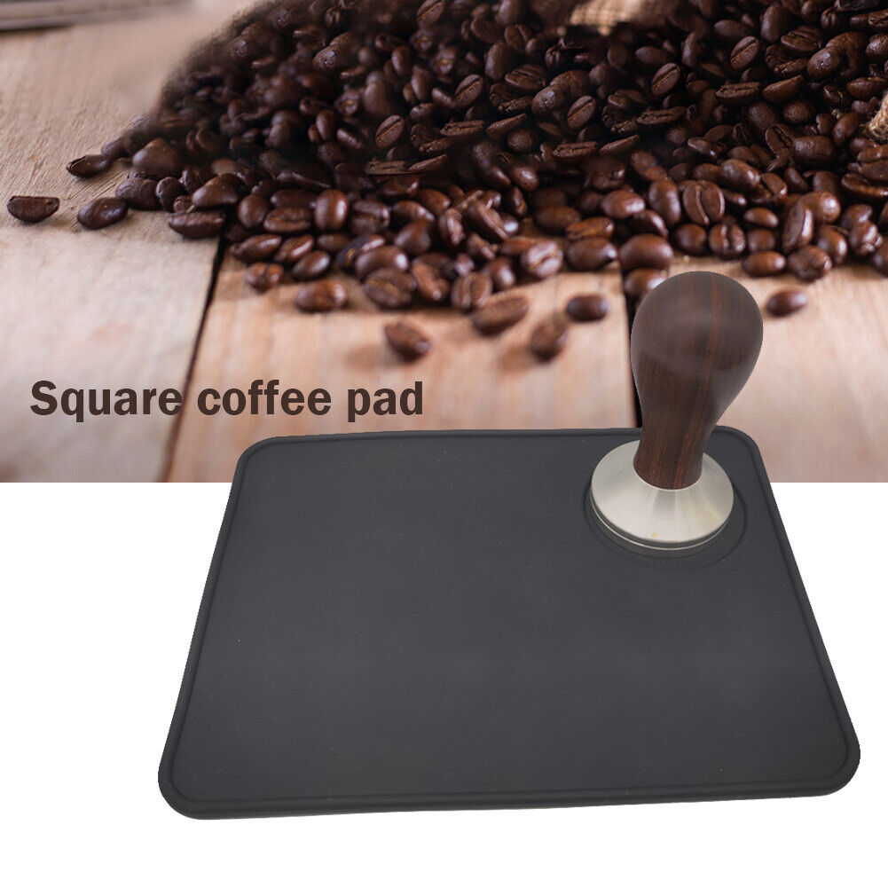 Tamping Holder Mat Home Office Anti-slip Square Coffee Powder Pressing Pad