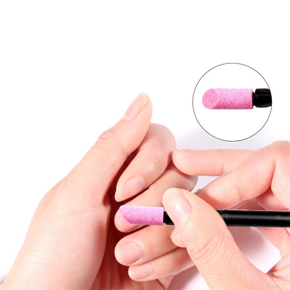 Tools Grinding Rods Double-ended Nail File Pen Cuticle Pusher Dead Skin Remover