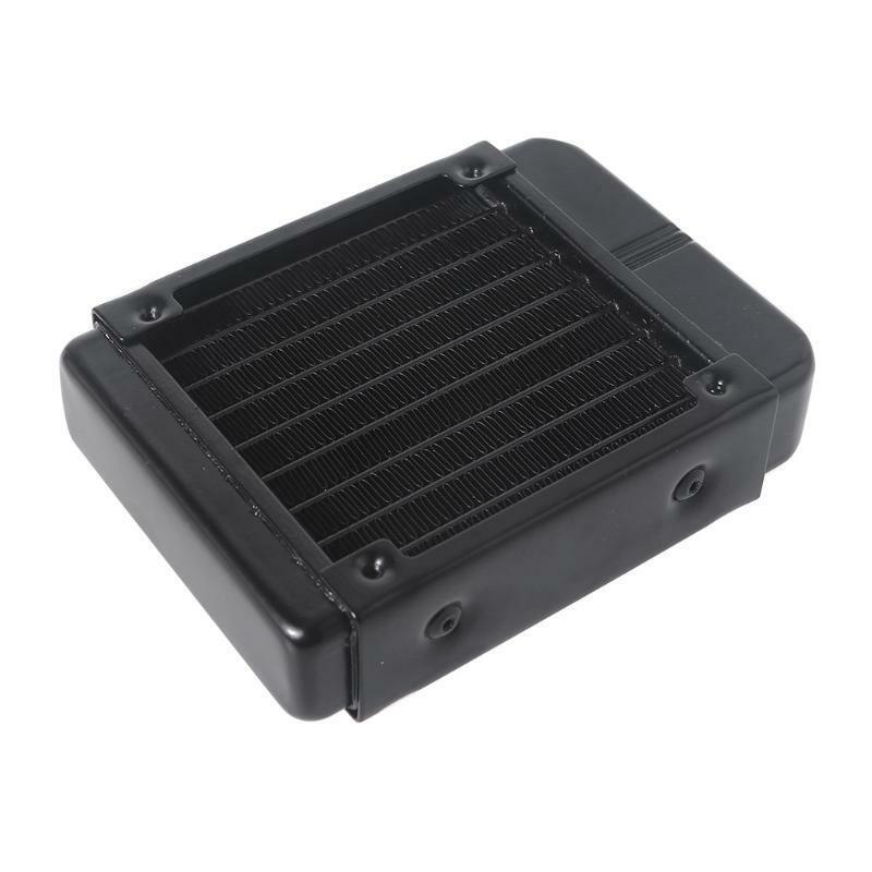 1/4" Pure Aluminum 8 Pipe Heat Exchanger Radiator for Computer PC CPU CO2 Water