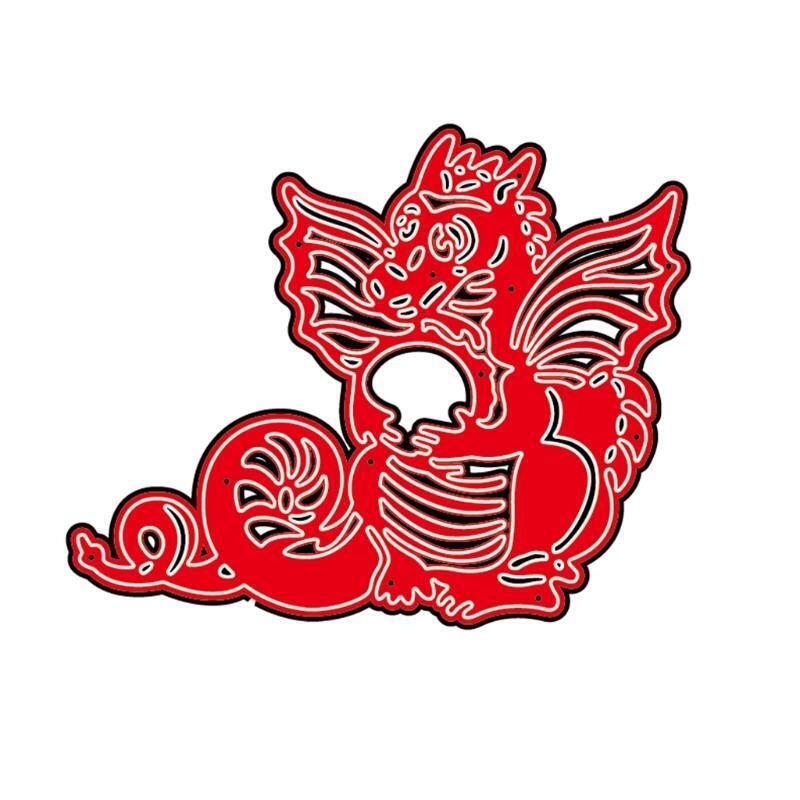Dragon Metal Cutting Dies Stencil Die Cut DIY Scrapbook Album Paper Card Emboss