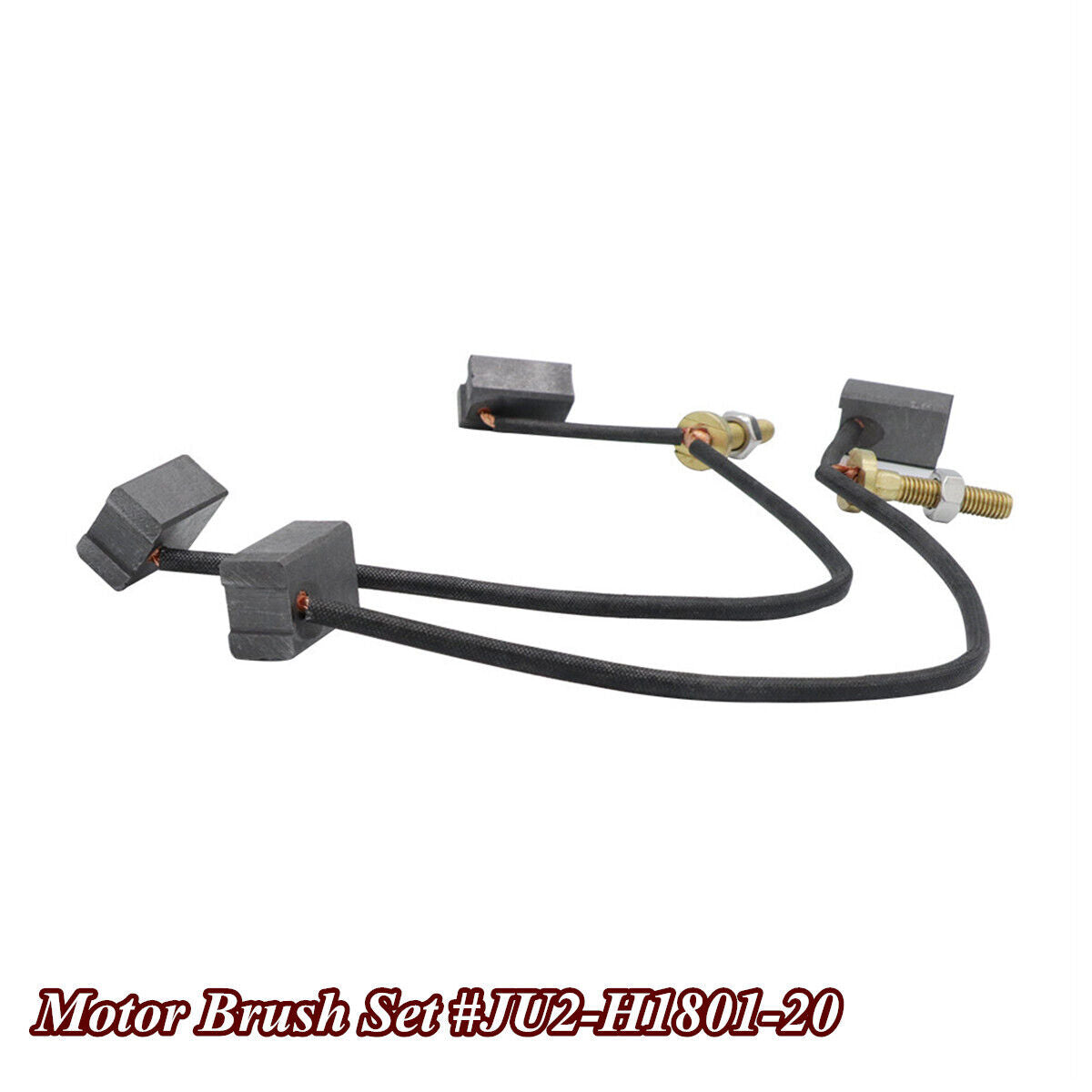 2 Pcs Motor Brush #JU2-H1801-20 For Yamaha G14/16/19/20/21/22 Golf Cart Electric