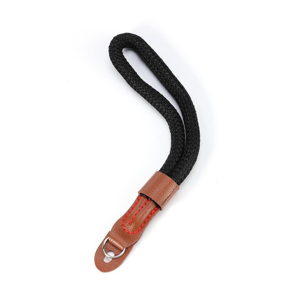 Nylon Rope Wrist Strap Wrist Band Lanyard for Leica Digital Camera (Black)