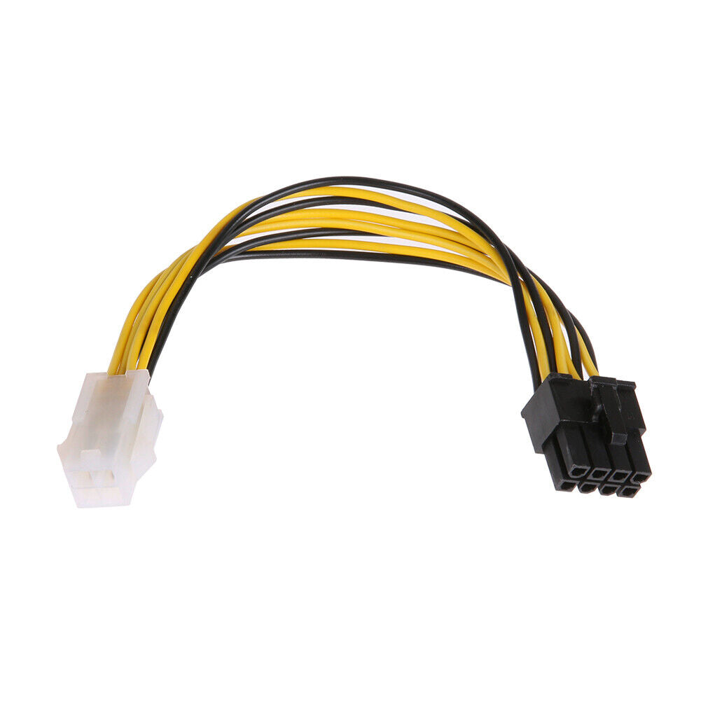 5pcs 4Pin to 8Pin Convert Power Wire Connector Extension Cable