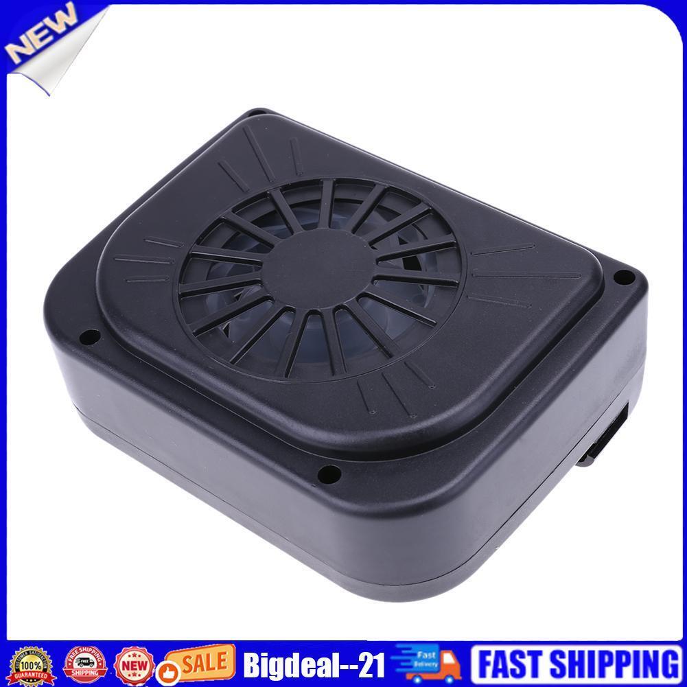 Solar Powered Car Interior Cooler Ventilation System Auto Air Vent Cool Fan