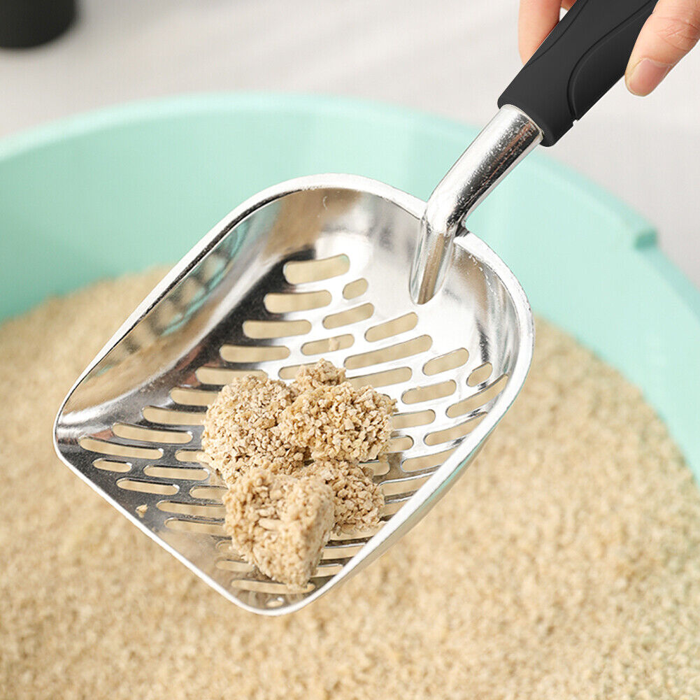 Cat Kitten Litter Scoop Metal Pet Cat Sand Shovel Waste Poop Cleaning Tools