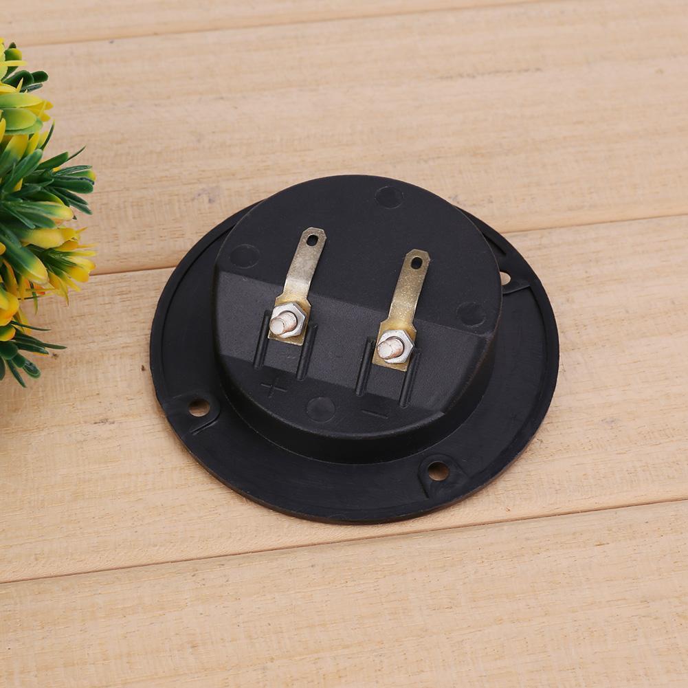 Square Shape Double Binding Post Type Speaker Wiring Box Terminal Cup Board