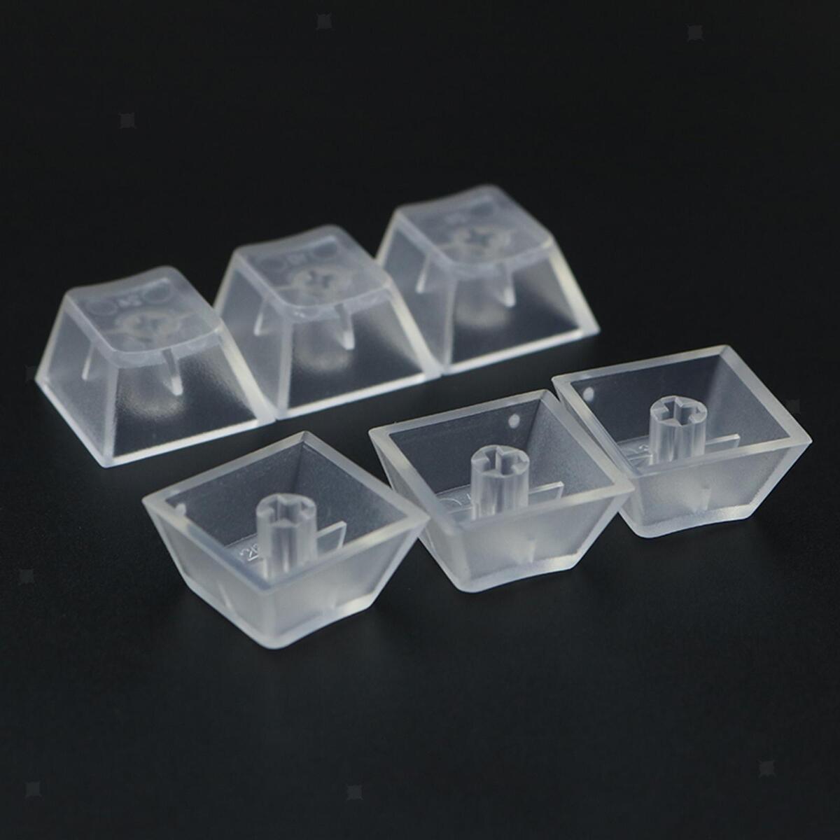 10Pieces DIY Clear Keycaps Replacement ABS for CHERRY R4 Switch Tester