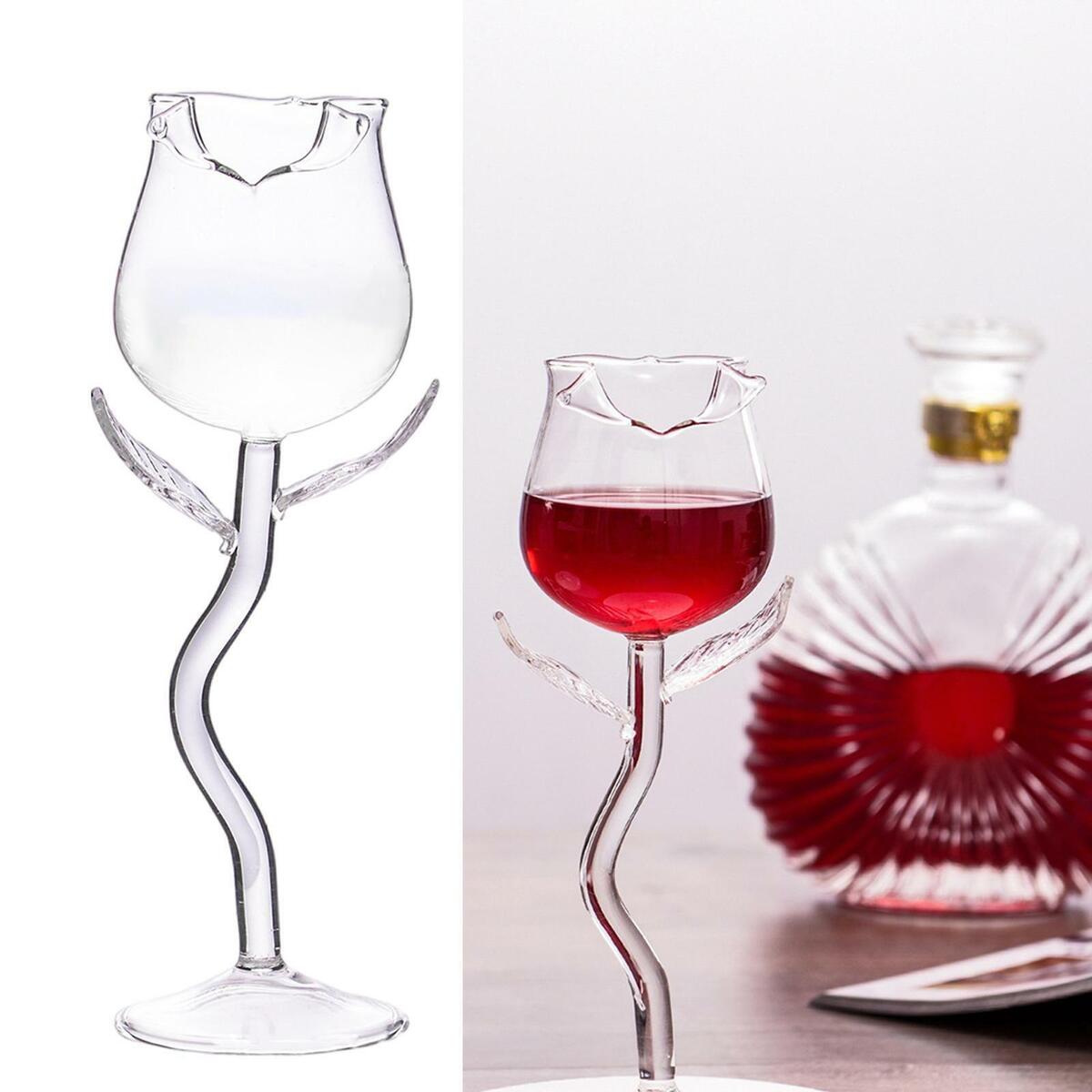 Exquisite  Flower Shape Wine  ware Cocktail es for Party