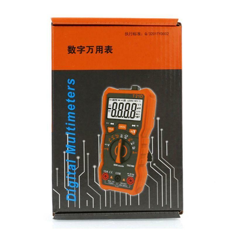 T21E NCV Digital Multimeter Automatic AC/DC Voltmeter True RMS Diode Hz Tester