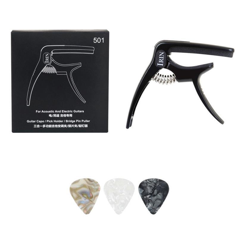 Capo, Metal Tone Clip for Acoustic, Folk, Electric Guitar & Ukulele