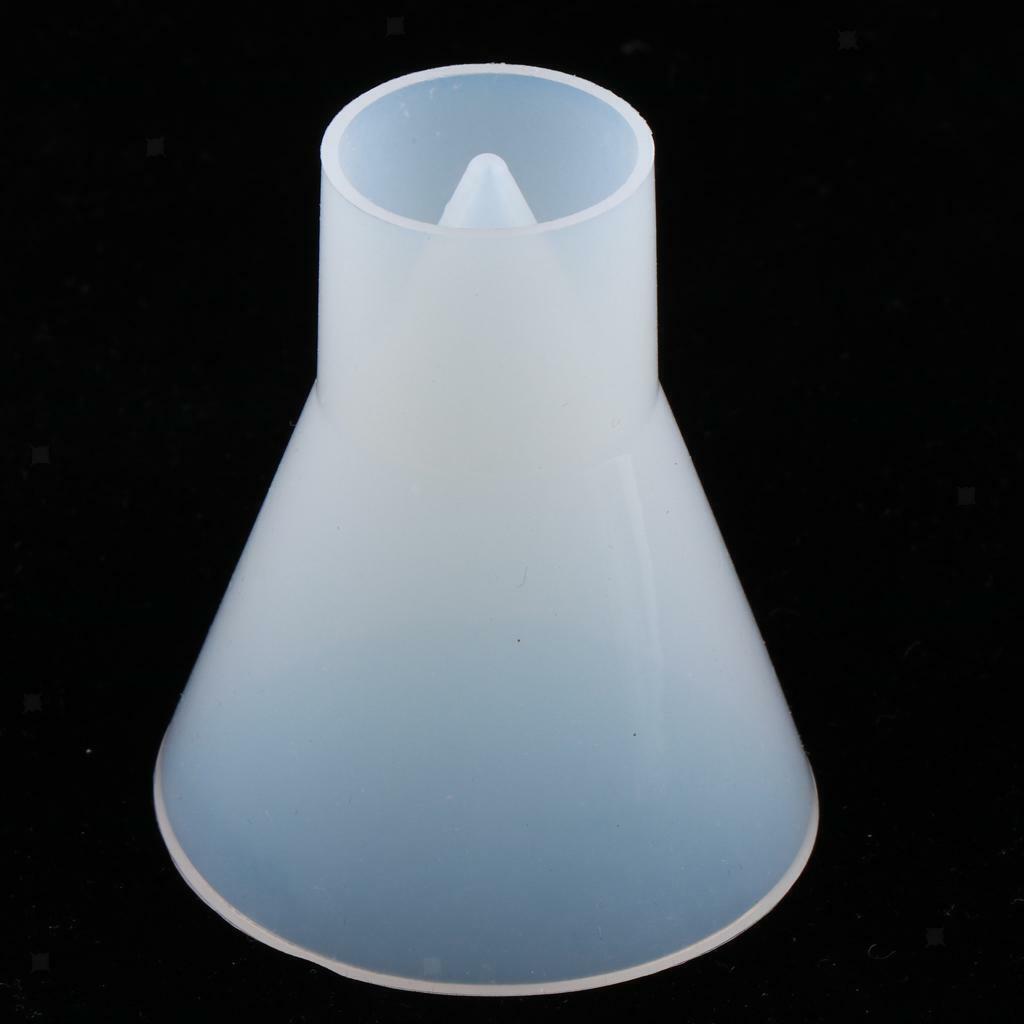 Set of 2 Cone Shaped Silicone Molds Art Casting Jewelry Making 50mm and 60mm
