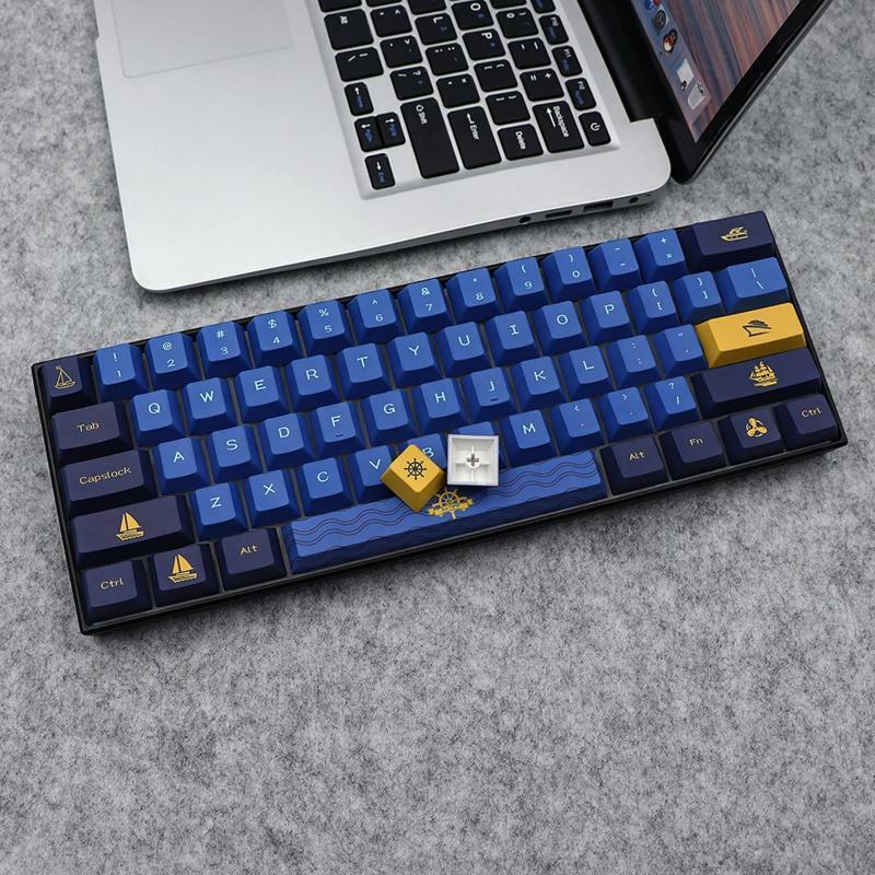 143-Key Thick PBT Keycaps Cherry Height Dye Sub for Mechanical MX Switches DIY