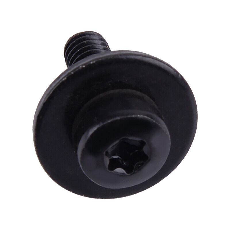 2Pcs Headlight Bolt Screw N90683302 M6X20 Fit For Audi A4 S4 Q5 Q7 A6 A7 Black