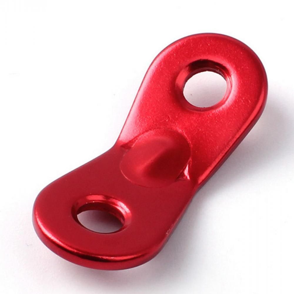Hiking Guy line Tensioner Tightening Double holse  Fastener Hook Rope Buckles