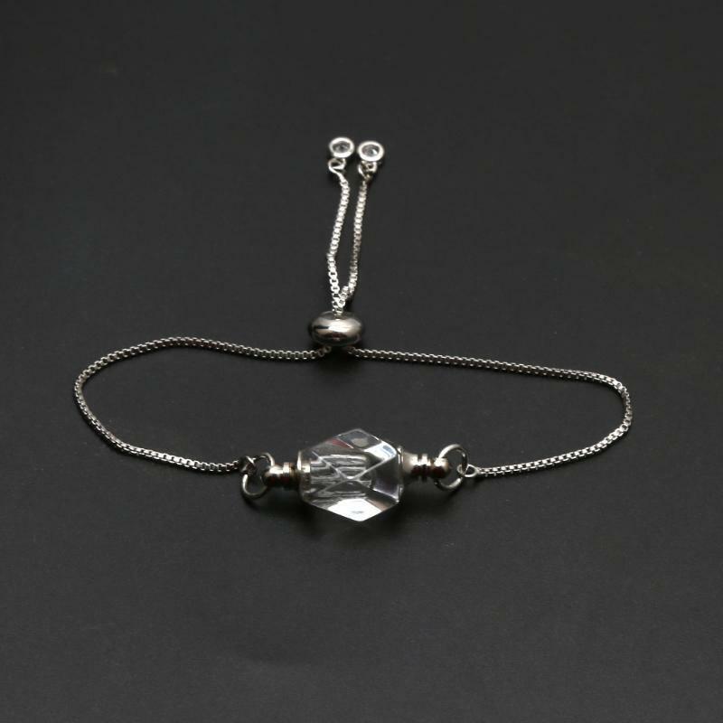 Perfume Bottle Bracelet Aromatherapy Anxiety Essential Oil Diffuser Bracelet