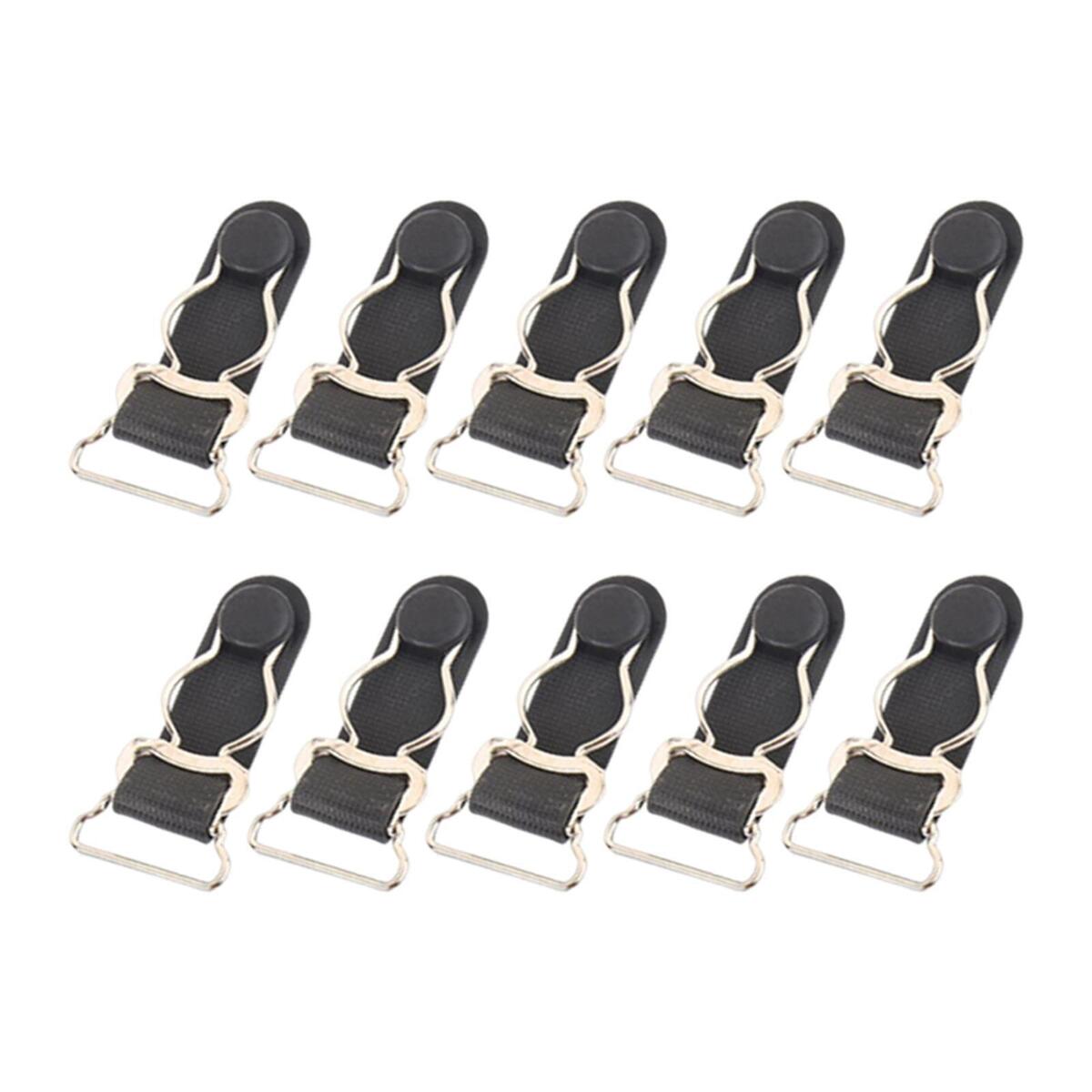 10Pcs Adjustable Garter Belt Fastener Clips Wear Resistant Corset Grips for