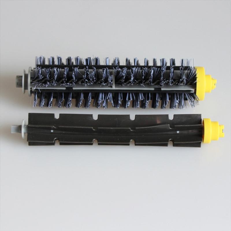 Bristle Brush & Flexible Beater Brush Set for Removing Pet Hair Dirt Dust Debris