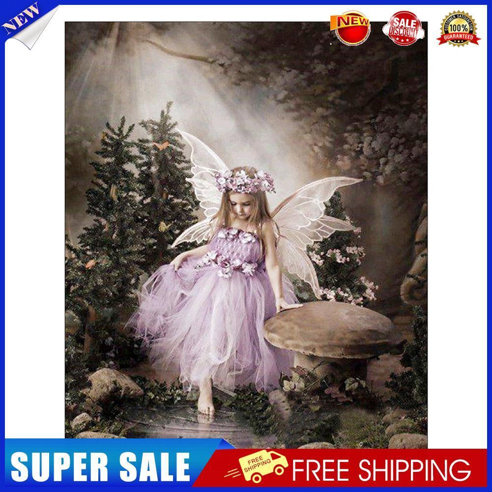Girl 5D DIY Full Drill Round Diamond Painting Embroidery Kits Cross Stitch