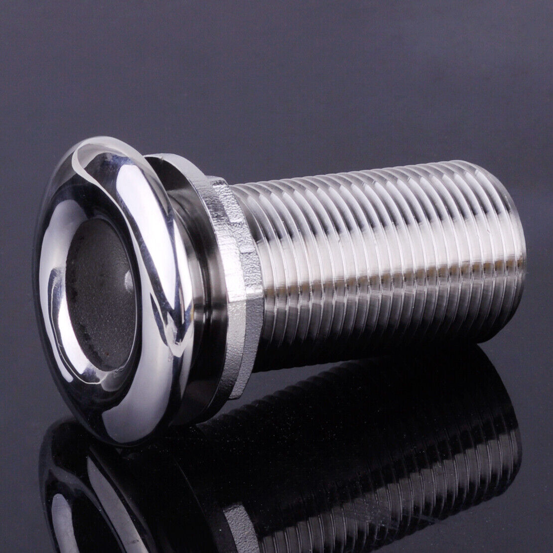 Stainless Steel Boat Thru Hull Fitting 1" Hose Barb Marine Hardware Outlet Li