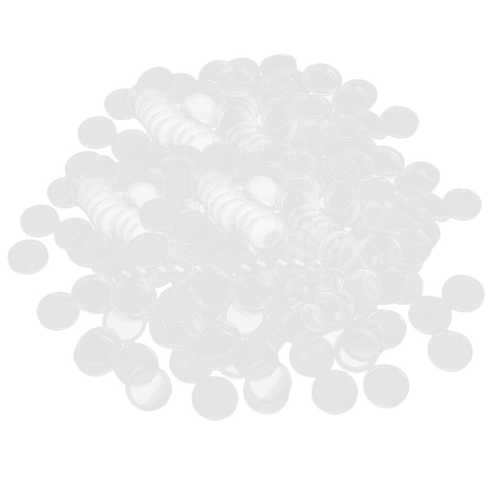 300 Pcs   19mm Round  Collecting Container for  / Cents