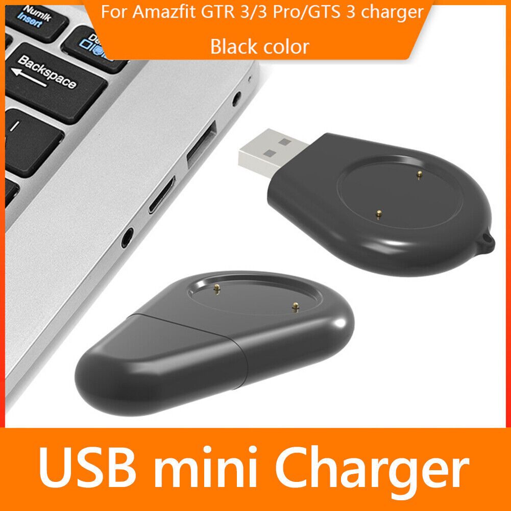 Smart Watch USB Mini Charger Dock Adapter for Amazfit GTR 3 Pro/GTR 3/GTS 3