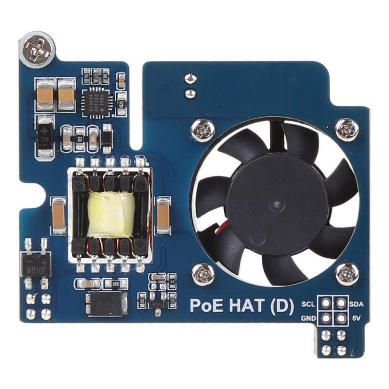 Power Over Ethernet Module Supports Raspberry Pi 4B/3B+ w/ Case Support 802.3af