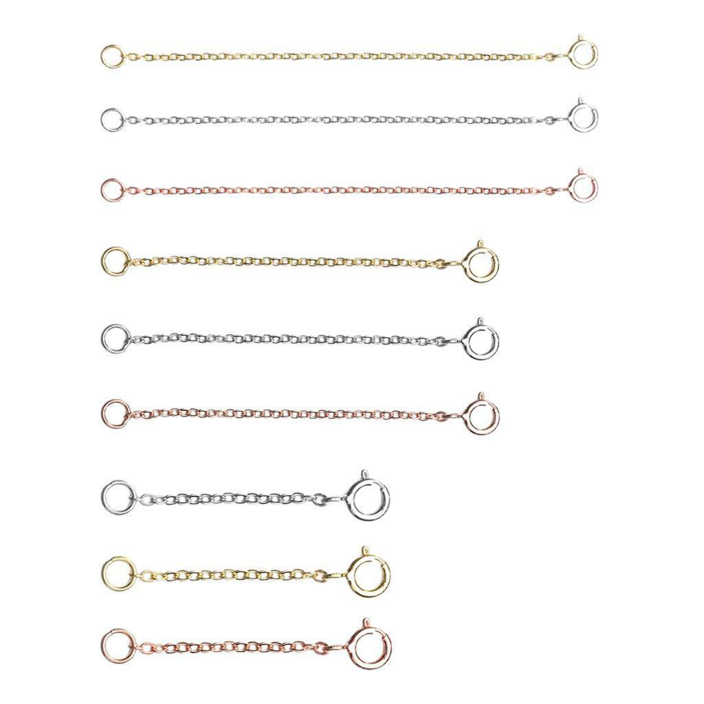 9Pcs Chain  DIY Jewelry Making Findings Birthday Gifts Necklace