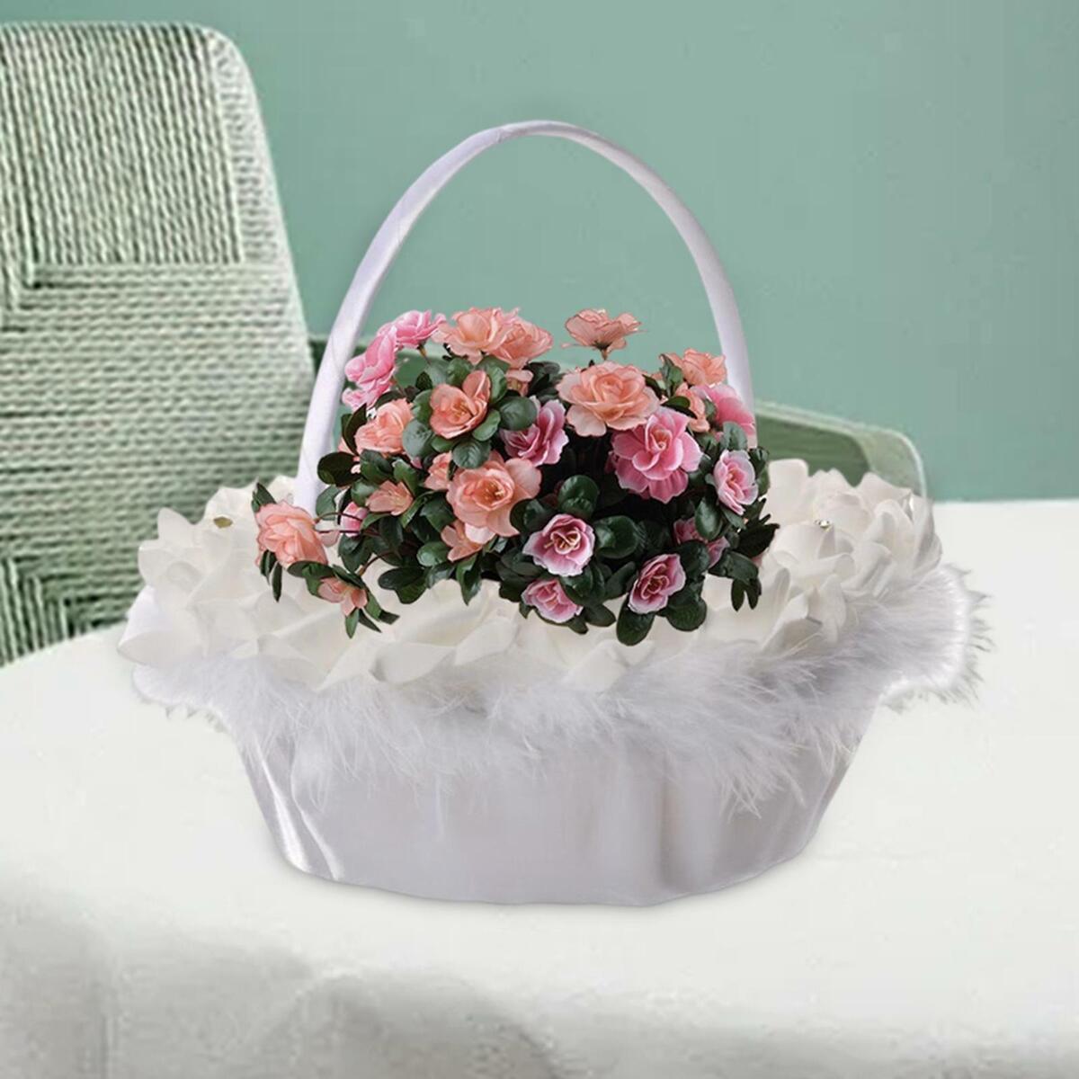 Flower Girl  Decorative Storage  Petals Holder Gift for