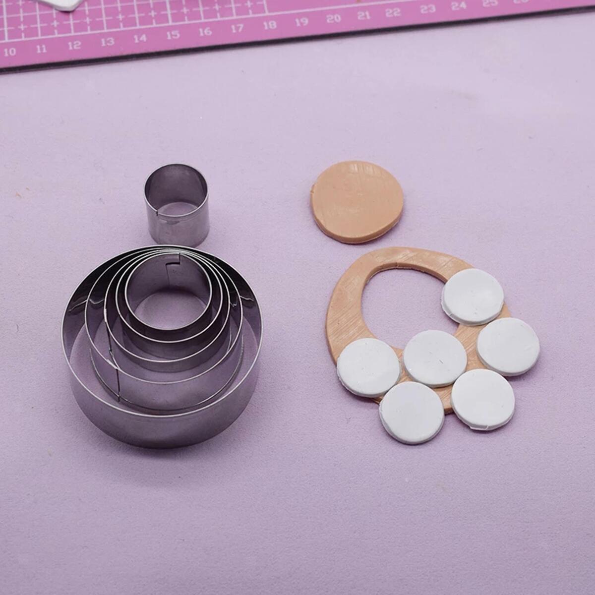 Polymer Clay Cutters Stainless Steel DIY Earring Cutting Mold Jewelry Making