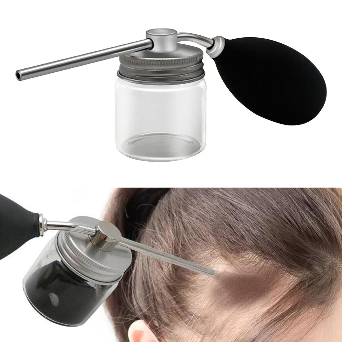 Talc Powder Blower Puffer Barbers Hairdressers Talcum Bottle Hair Salon