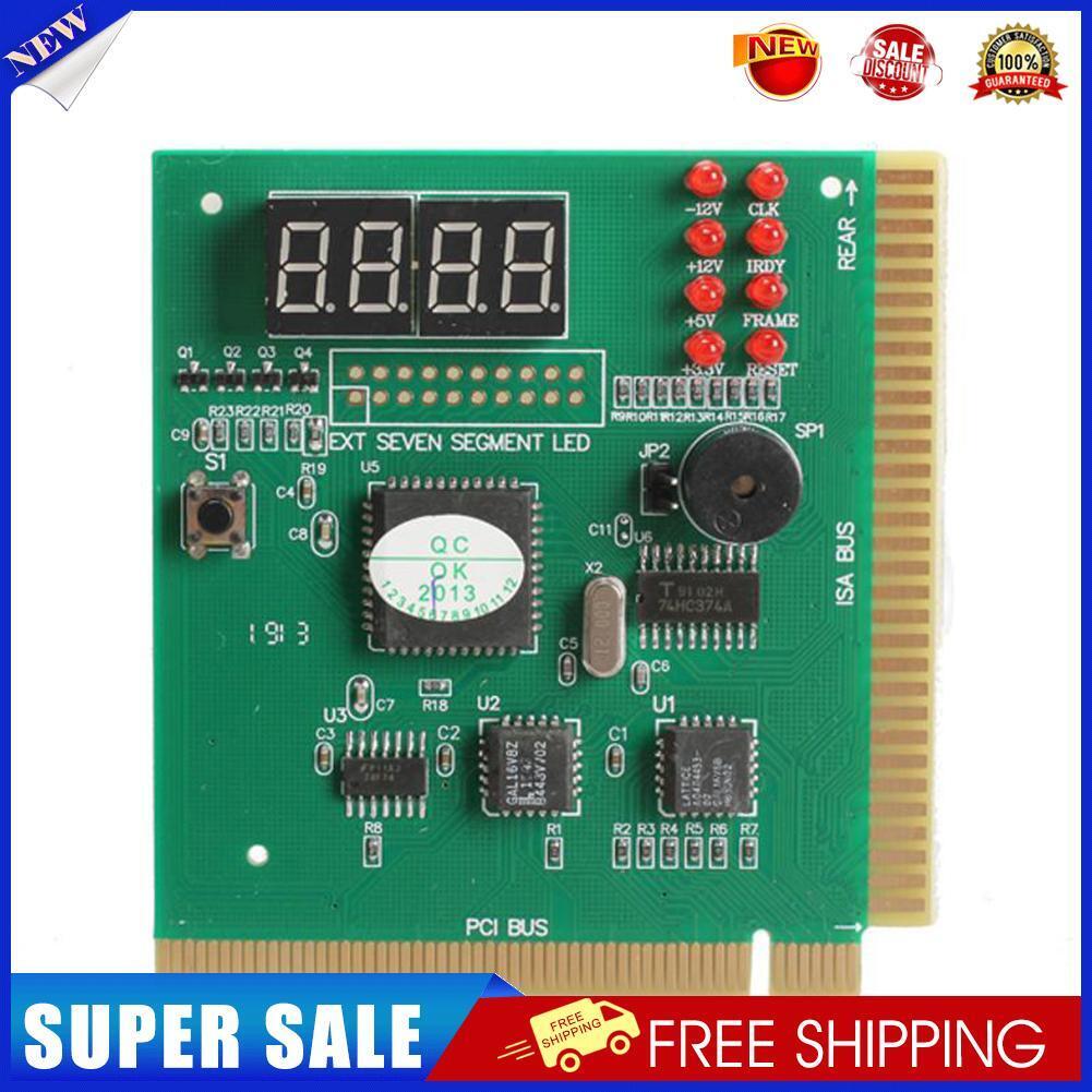 4-Digit PC Analyzer Diagnostic Post Card Motherboard Fault Tester for ISA