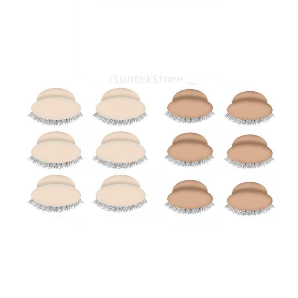 12 Pieces Eyelash Extension Makeup Tools Replacement Supplies for Beginner