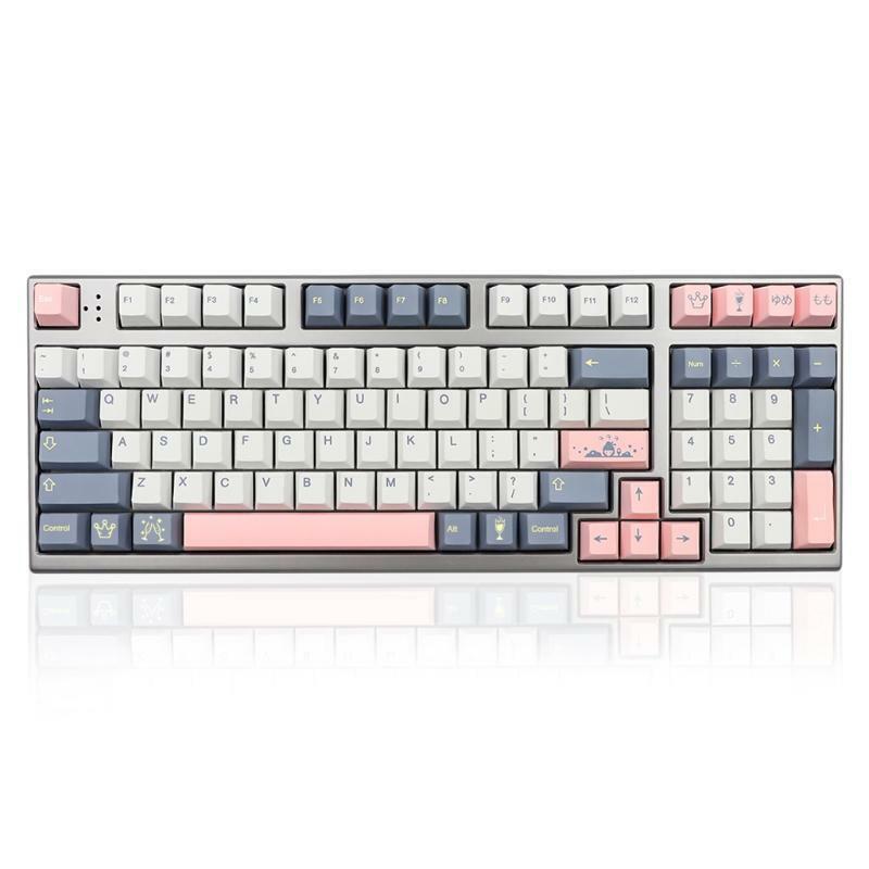 Momo Yume Cherry Profile Keycaps PBT Dye Sublimation Set for GH60 GK61 GK64 84