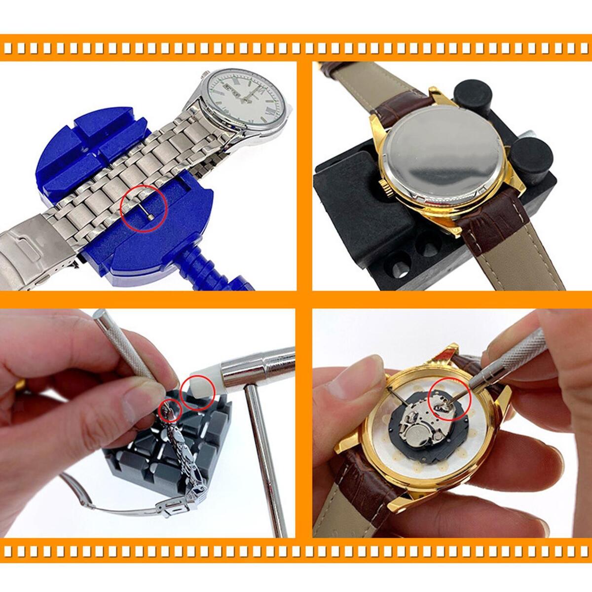 507Pcs Watch Repair Tool Kit Watchmaker Housing Repair Repair Tools Set