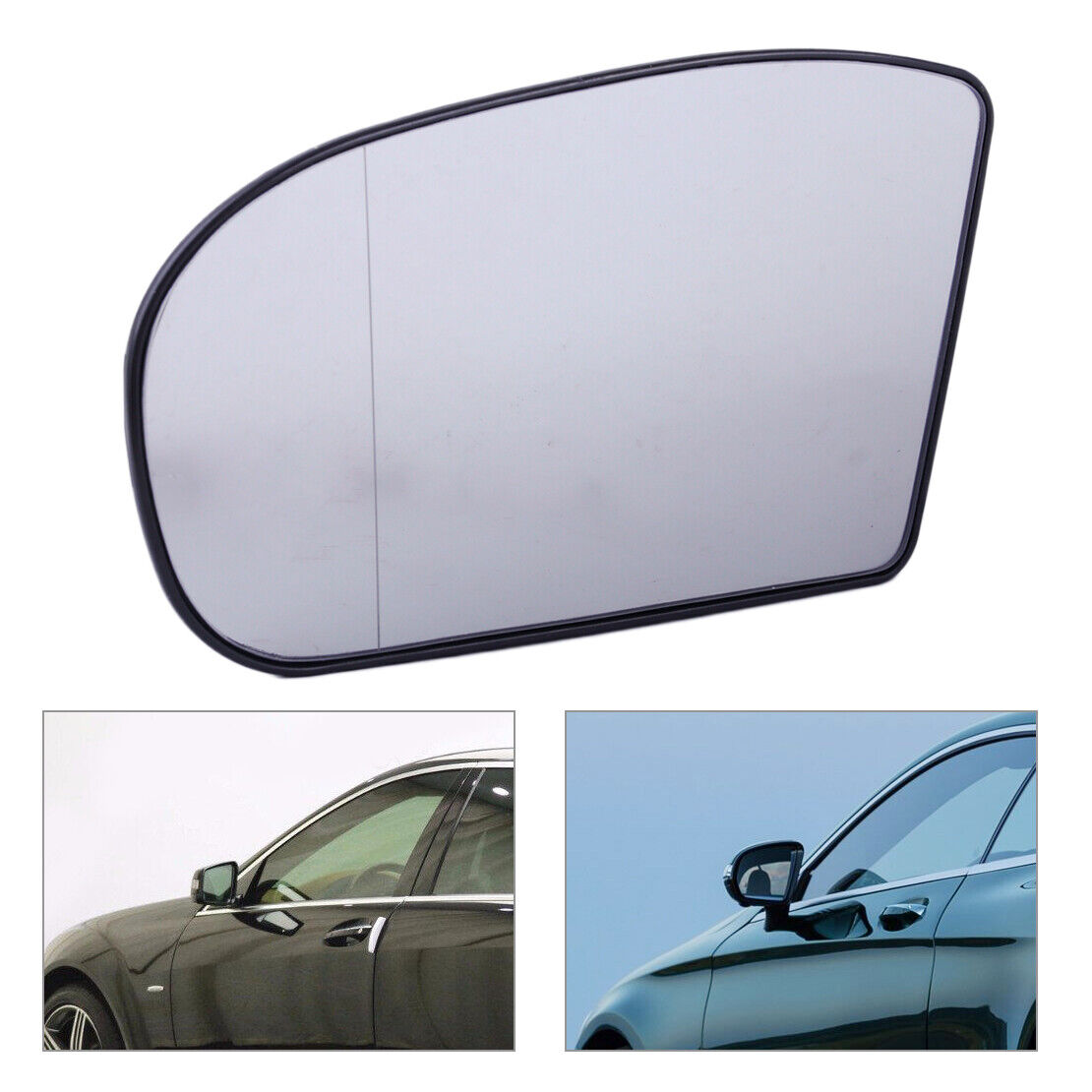 Left Heated Door Mirror Glass Wide Angle 2038100121 Fit For Mercedes E C W211 Li