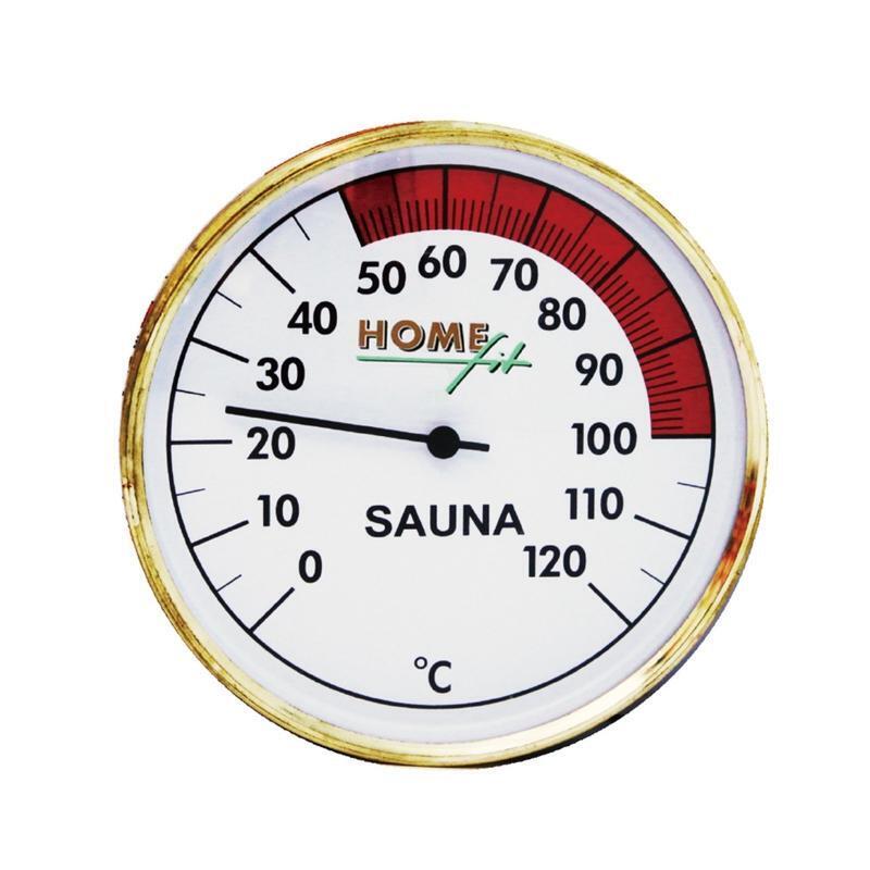 Sauna Thermometer Metal Case Steam Sauna Room Temperature Gauge for Home Hotel