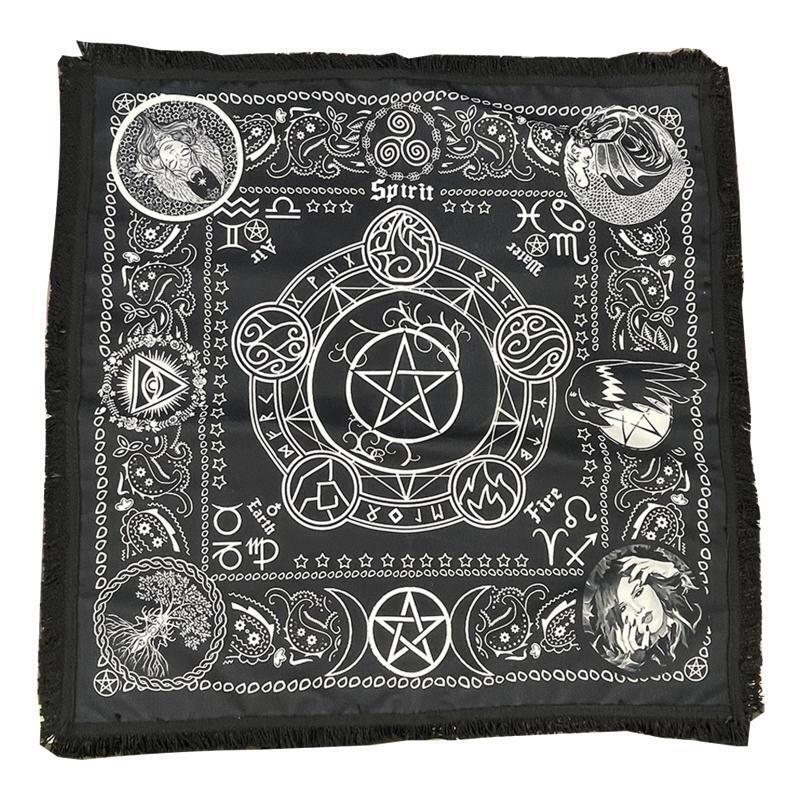 Altar Cloth The Tree of Life Tablecloth Square Spiritual Celestial- Deck Cloth